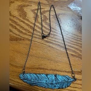 Feather necklace